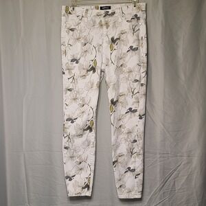 Buffalo David Bitton Womens Jeans 6/28 Floral Spring All Over Print Stretch